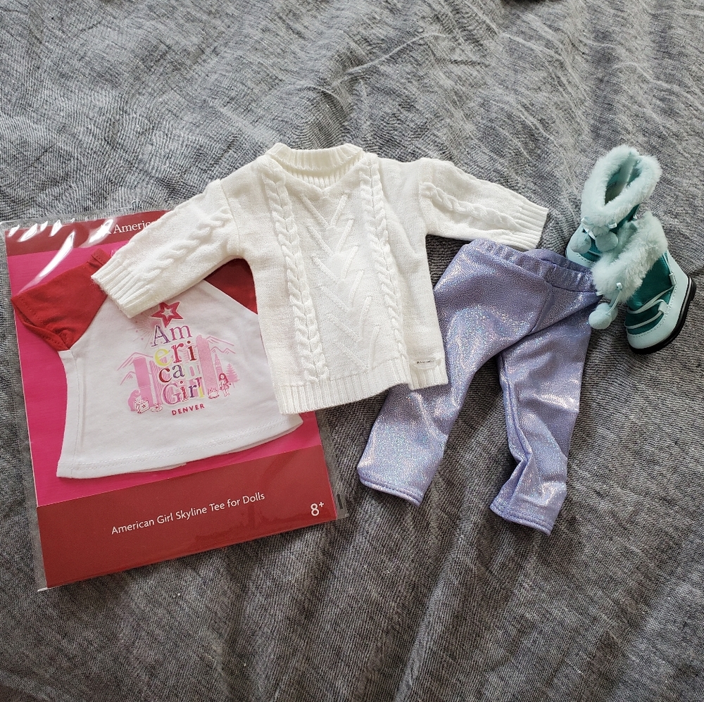 American Girl Corrine meet outfit + Denver shirt